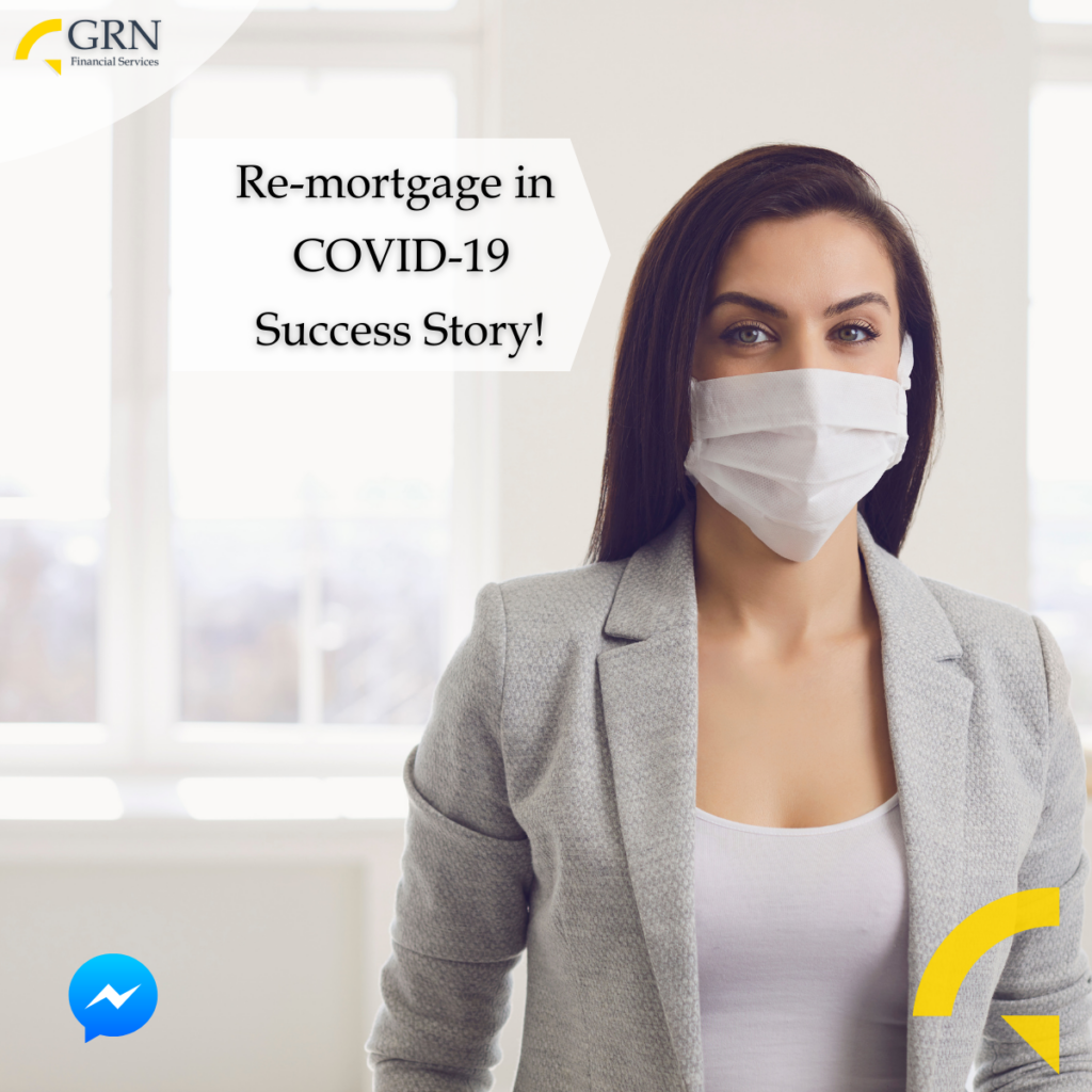 Extra capital raised on re-mortgage to help buy your first house to let!
