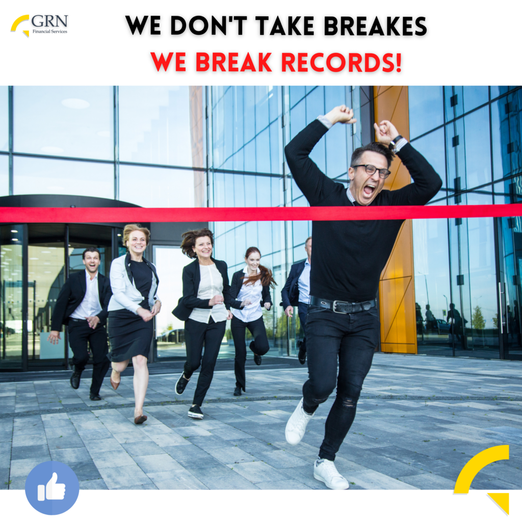 We don’t take breaks, we break records!!!
